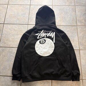 Stussy Black 8 ball hoodie